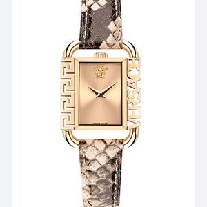 🎉SOLD🎉 Versace Gold and Patterned Women's Watch